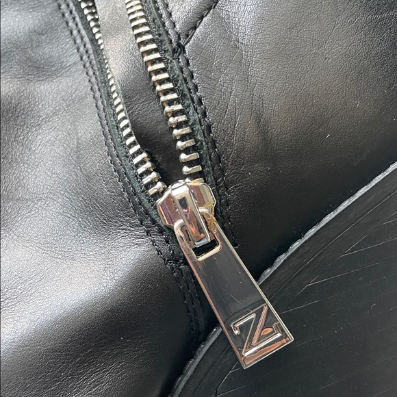 Zara Black Leather Women's Boots - Picture 7 of 12